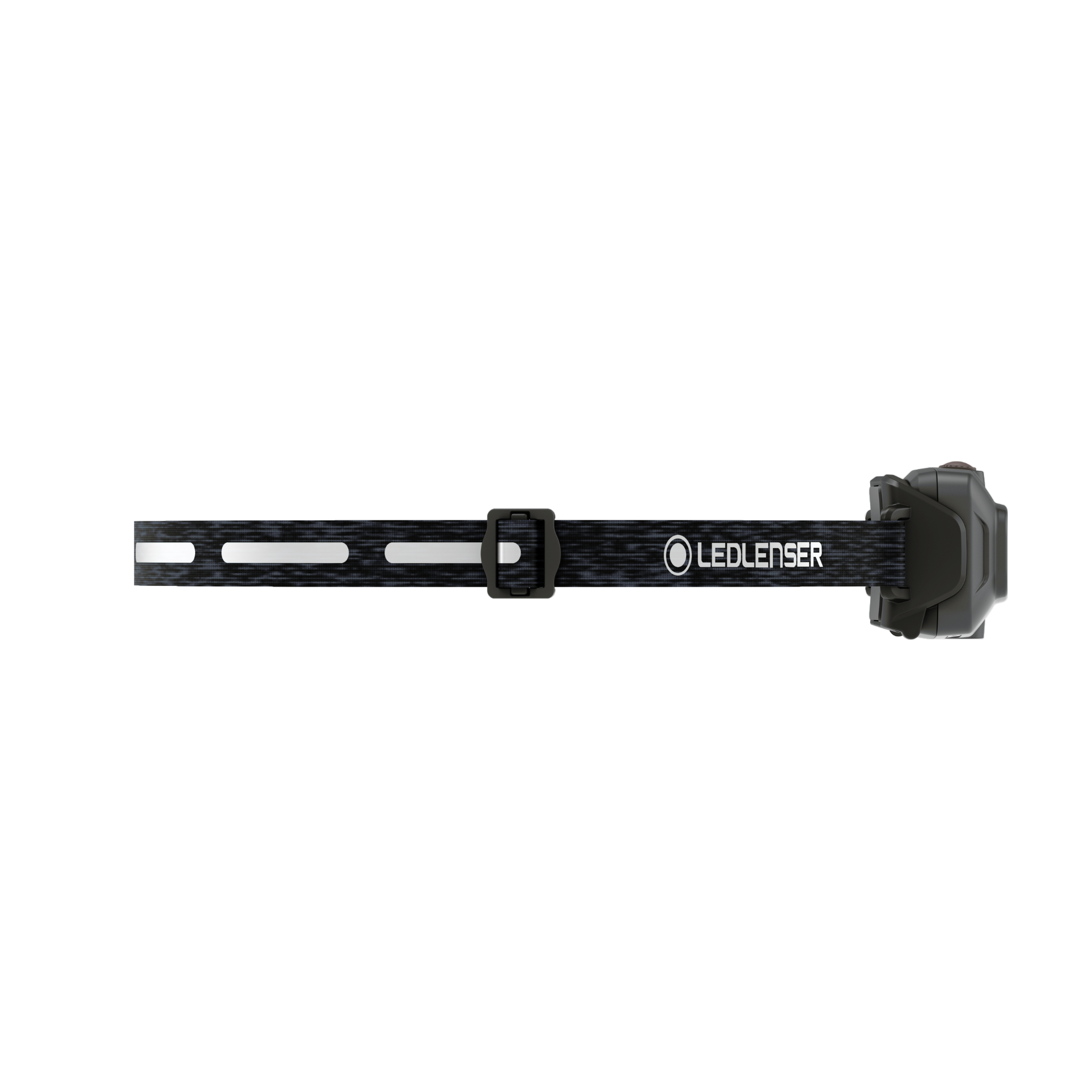 HF4R Signature Headlamp with black adjustable strap and mounted front light unit by Ledlenser