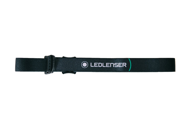Headband Suits MH2 MH6 and MH10 Headlamps Black Green adjustable strap with Ledlenser logo