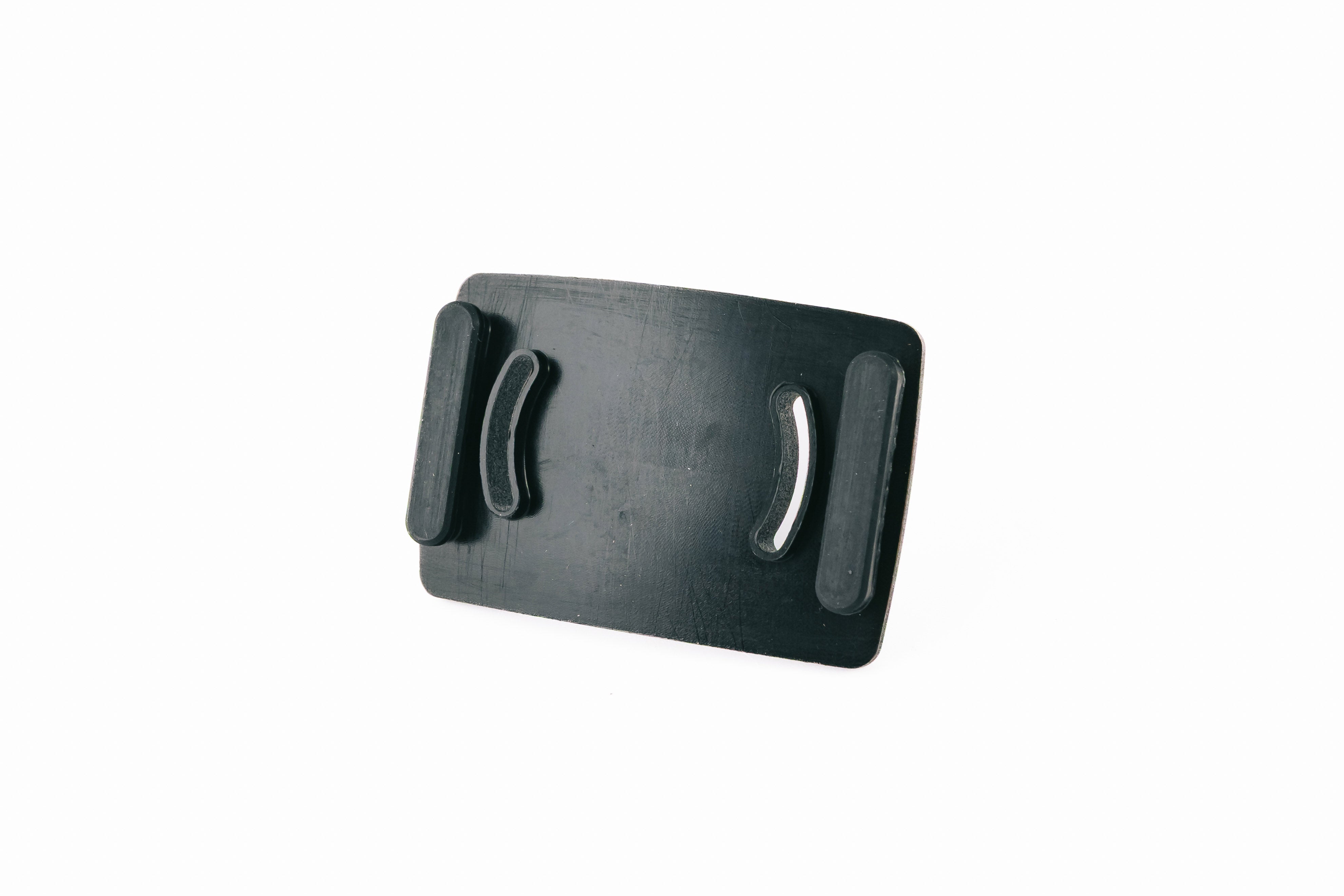Ledlenser Spare Part Comfort Pad HF6R Black Poly Bag showing a flat black panel with two attachment hooks on a white background