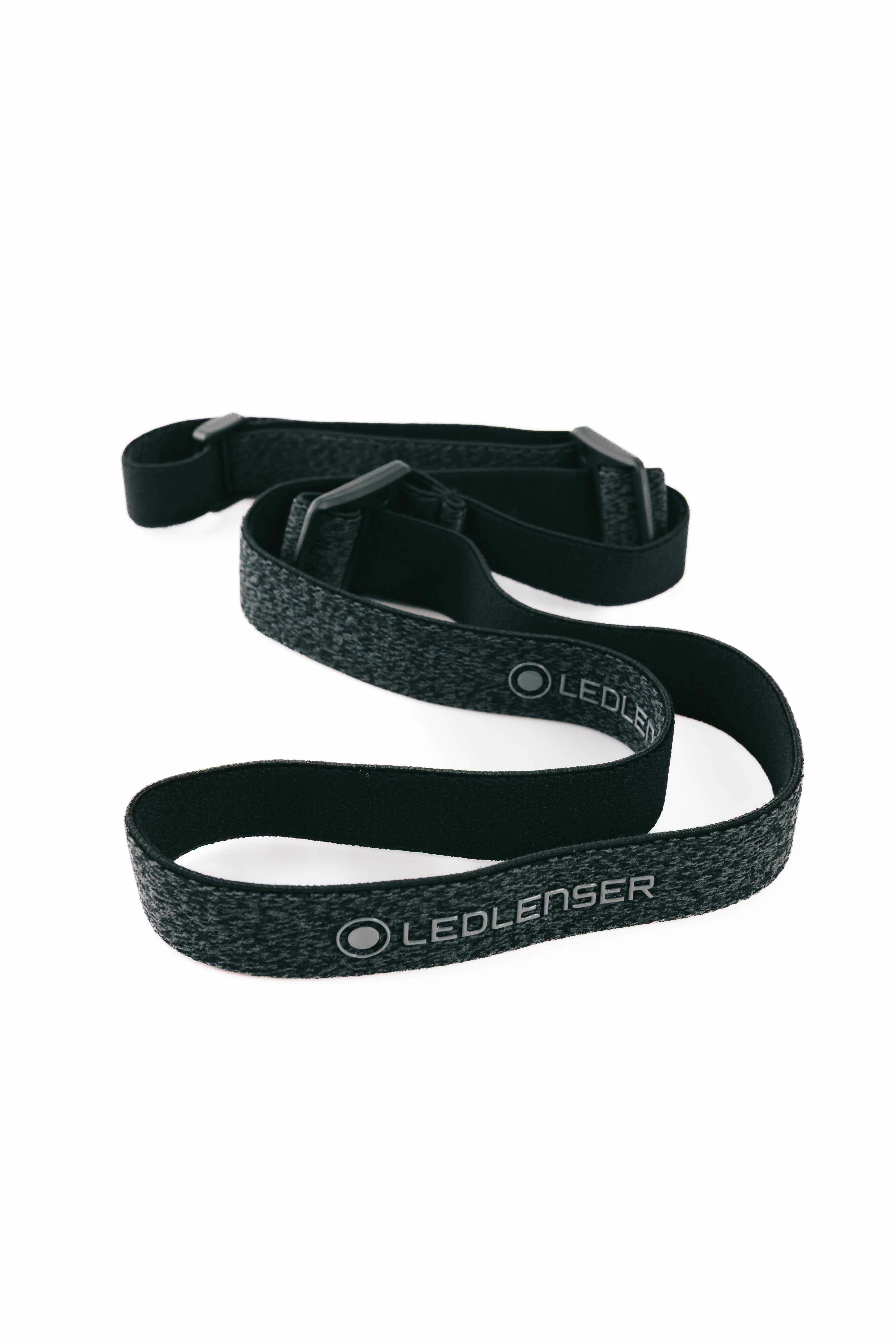 Ledlenser Spare Part Headband HF6R Core Black Poly Bag elastic strap with Ledlenser branding
