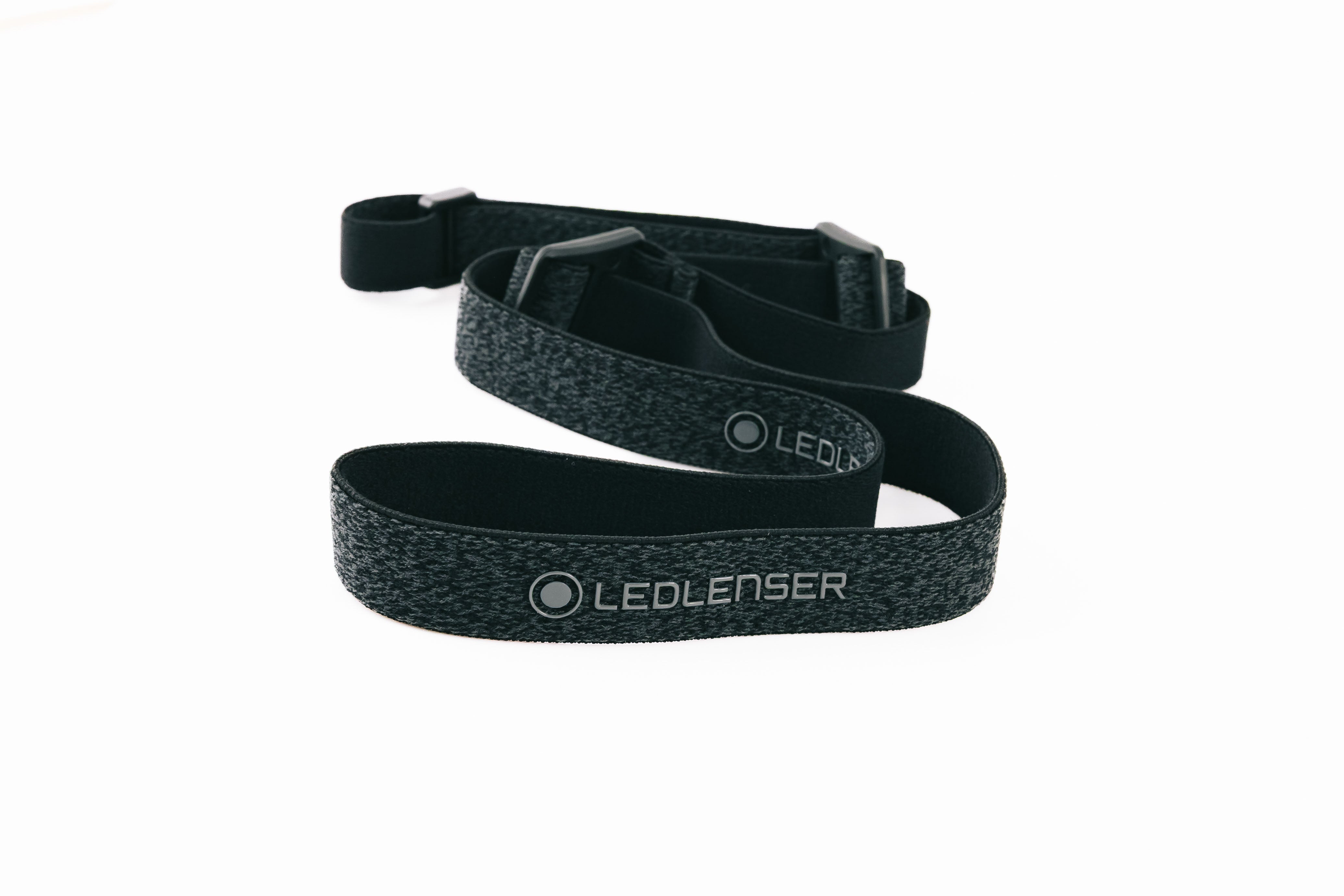 Ledlenser Spare Part Headband HF6R Core Black Poly Bag black textured headband with logo visible