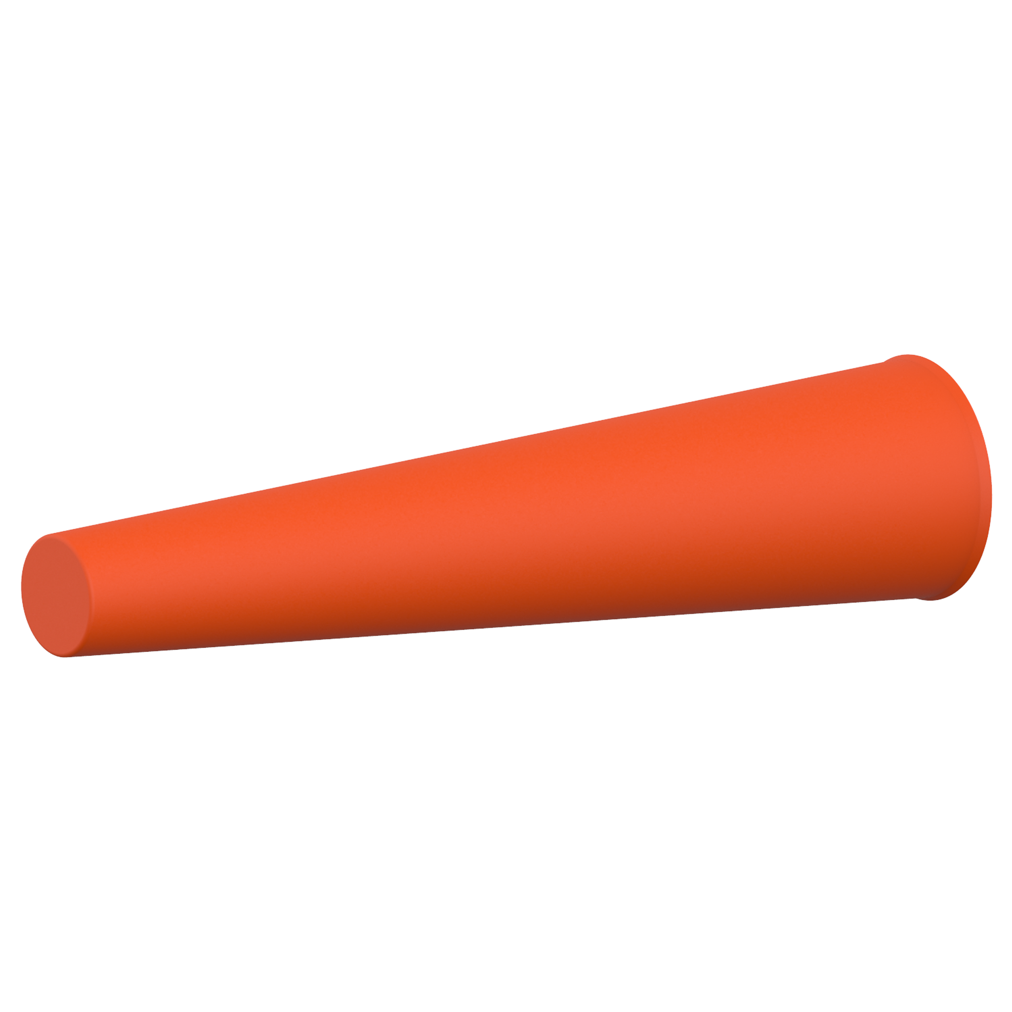 Signal Cone Red for Ledlenser torch accessory orange red conical shape shown in isolation available in 4 sizes