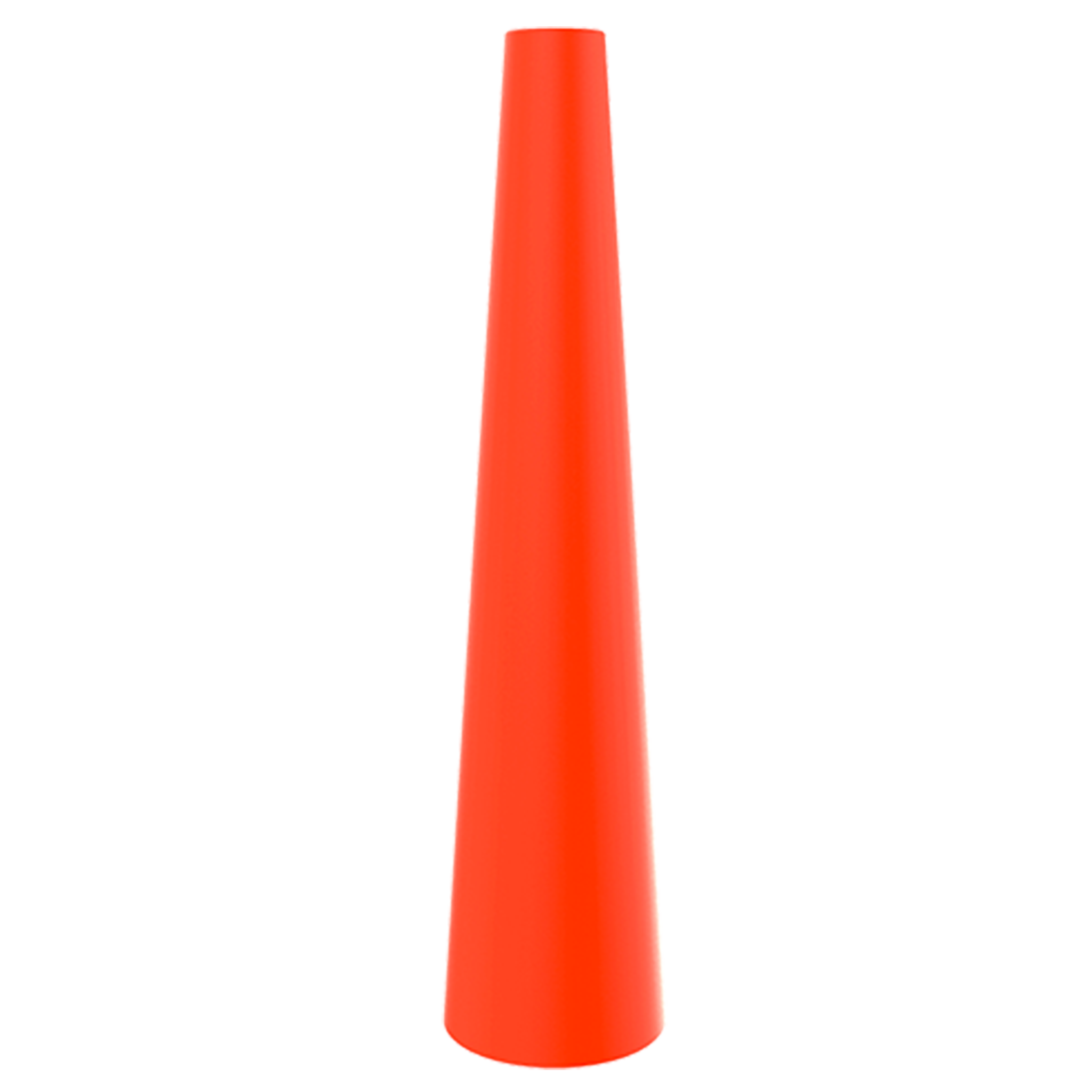 Signal Cone Red signaling accessory cone by Ledlenser shown in isolation bright red color; designed for torch signaling and emergencies; 4 sizes available