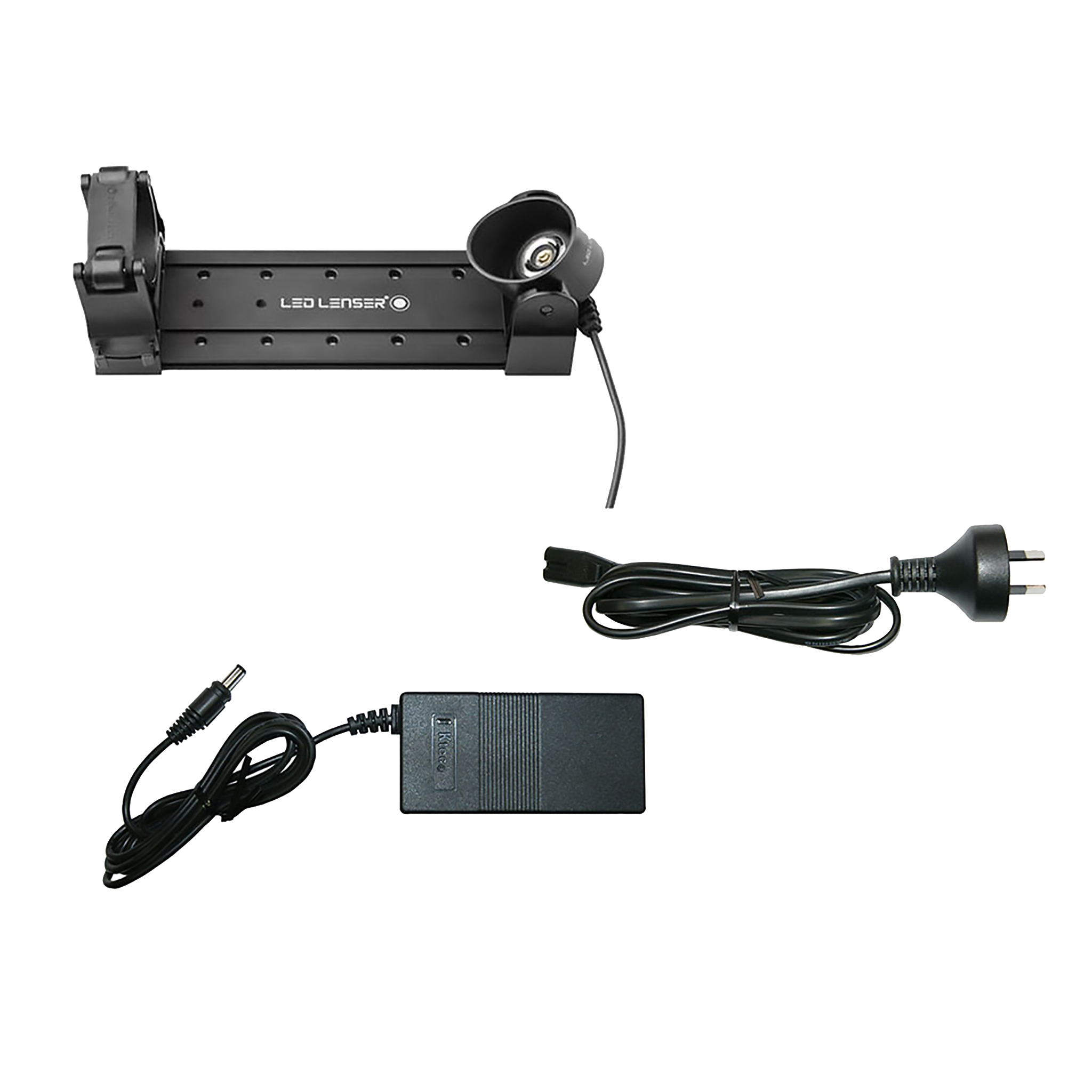 Ledlenser Charging Bundle for X21R X21R 2 M17R P17R with mounting cradle 240V power adapter and charging cable