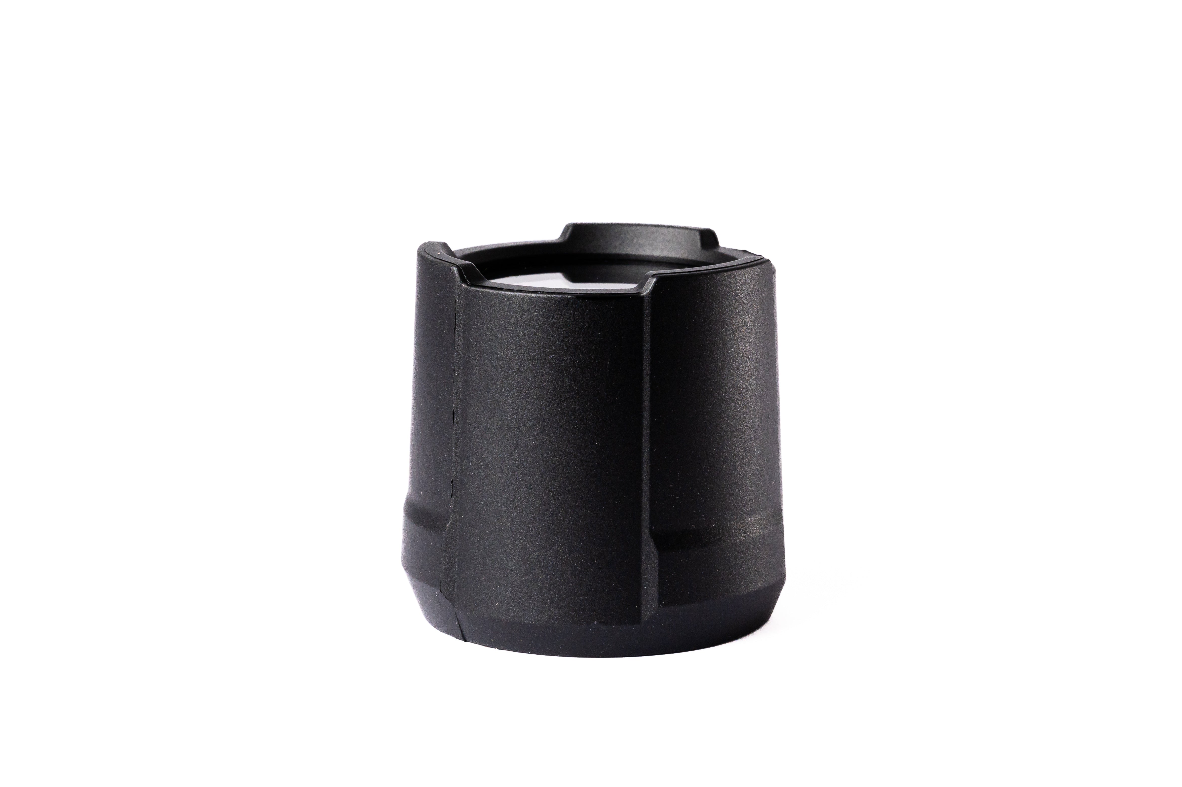 Lens Protect Cover for P6R Work and P7R Work black protective lens cover shown from side angle