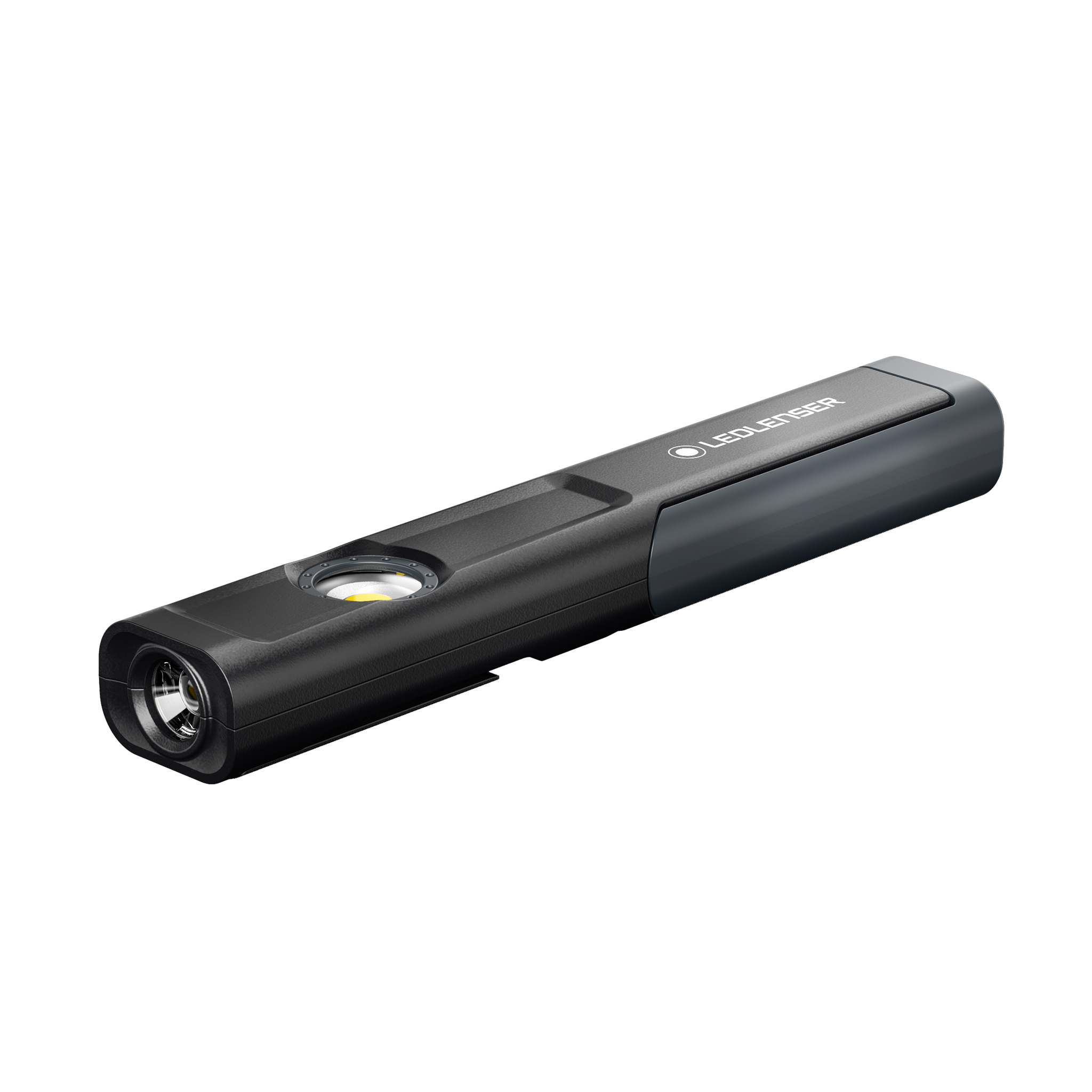 iW4R Work Light by Ledlenser compact rectangular black handheld light with visible LED module at the end and side branding