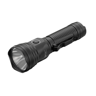 TFX Propus 3500 Torch black tactical rechargeable flashlight with textured grip and integrated clip
