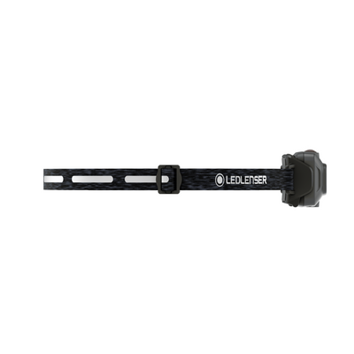 HF4R Signature Headlamp with black adjustable strap and mounted front light unit by Ledlenser