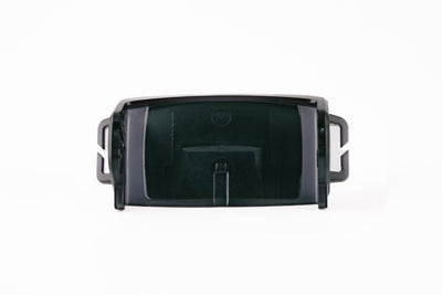 Ledlenser Spare Part Base Plate HF4R W S C Black Poly Bag front view showing base plate and side clamps