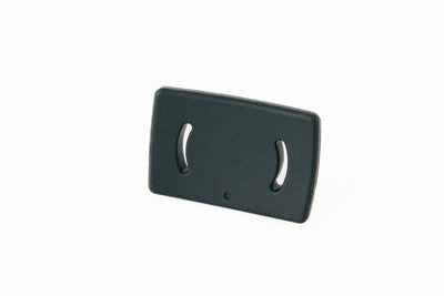 Ledlenser Spare Part Comfort Pad HF6R Black Poly Bag displayed as a flat rectangular black pad with two curved slots