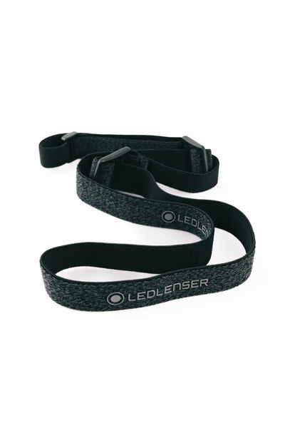 Ledlenser Spare Part Headband HF6R Core Black Poly Bag elastic strap with Ledlenser branding