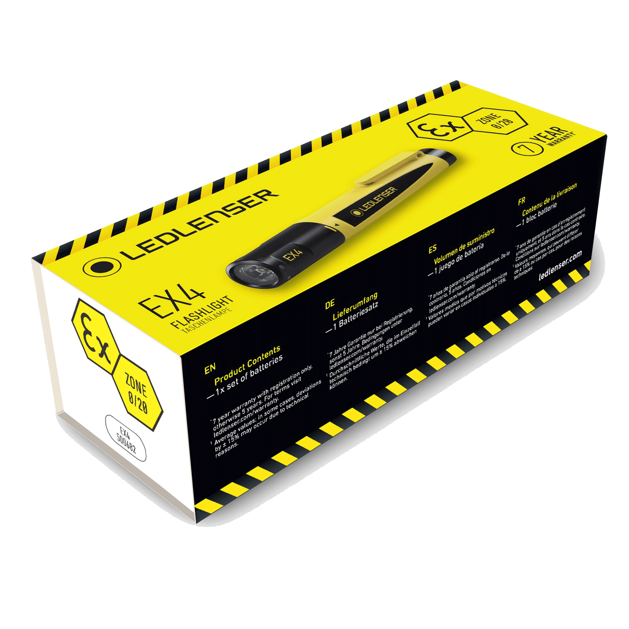 Ledlenser | EX4 Intrinsically Safe Torch | Zone 0/20 | Dust & Water ...