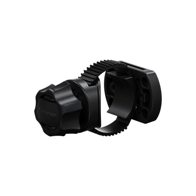 Ledlenser Universal Mounting Bracket Type E for headlamps and torches black circular clamp with gear style adjustment
