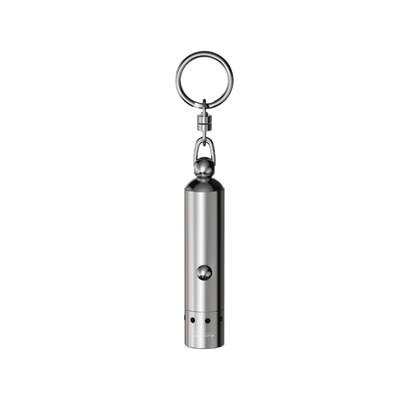 Ledlenser P7R Core Rechargeable Torch & V8 Keychain Light Limited Stainless Steel Edition compact stainless steel keychain light with ring attachment