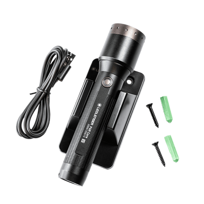 Ledlenser Wall Mount Type A charging cradle for P6R Core P6R Signature and P6R Work with power cable and mounting screws