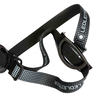 MH11 Replacement Full Headstrap Set for Ledlenser MH11 headlamp black adjustable strap with foam padding and buckle