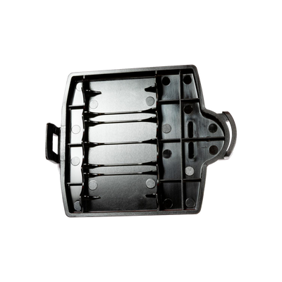 Battery Box Cover for H14 2 and H14R 2 shown from side with internal battery compartment metal contacts and mounting clips