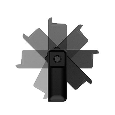 Ledlenser iF4R Spotlight mounting base with fold out arms in black front view