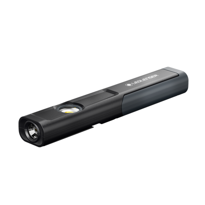 iW4R Work Light by Ledlenser compact rectangular black handheld light with visible LED module at the end and side branding